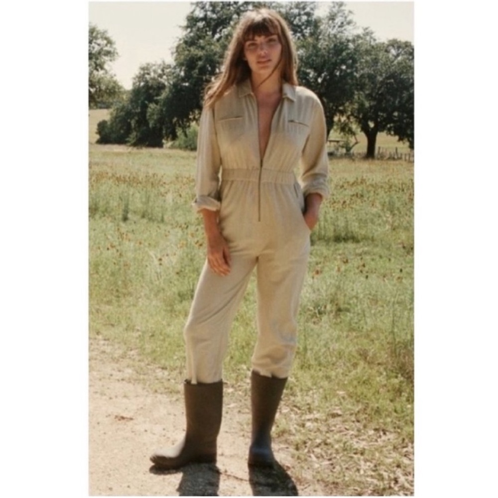 DOEN Serre Zip Front Utility Jumpsuit